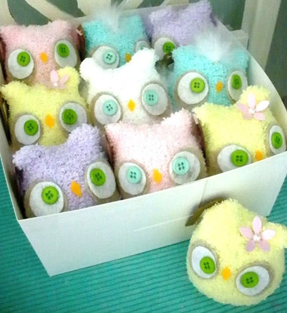 Owl Baby Shower Gifts
 Items similar to Baby Shower Favors SET of 10 OWLS on Etsy