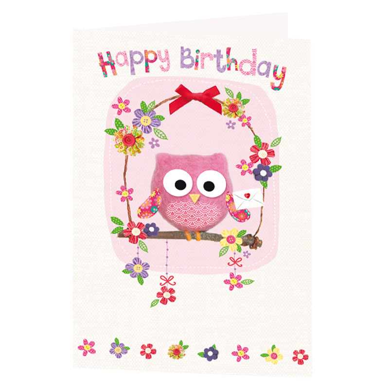 Owl Birthday Card
 Owl Birthday Card Greeting Cards