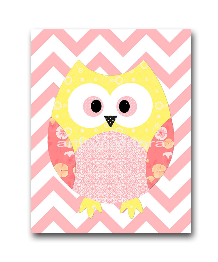 Owl Decor For Baby Nursery
 Owl Decor Owl Nursery Baby Girl Nursery Art Decor Nursery wall