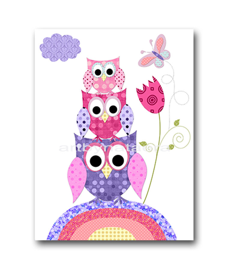Owl Decor For Baby Nursery
 Owl Decor Owl Nursery Baby Girl Nursery Art Nursery wall art