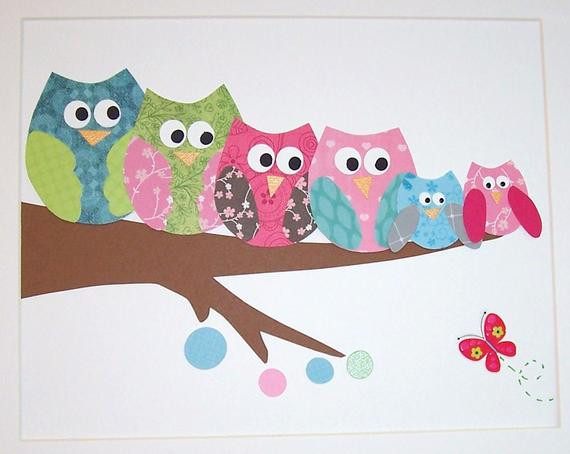 Owl Decor For Kids Room
 Items similar to Nursery Art Kids Wall Art Children s
