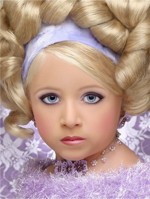 Pageant Hairstyles For Kids
 1000 images about Pageant girls on Pinterest