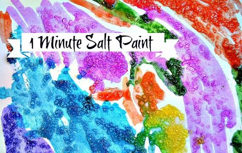 Paint Ideas For Preschoolers
 Art Activities Epsom Salt Painting