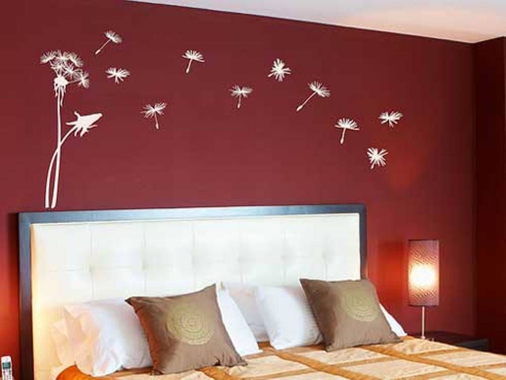Painting For Bedroom Wall
 Red Bedroom Wall Painting Design Ideas