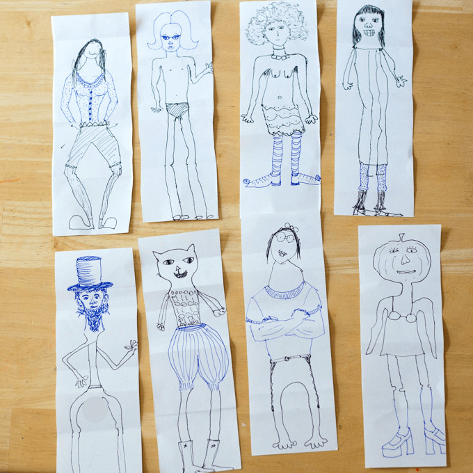 Painting Games For Adults
 The bination Man or Exquisite Corpse Drawing Game