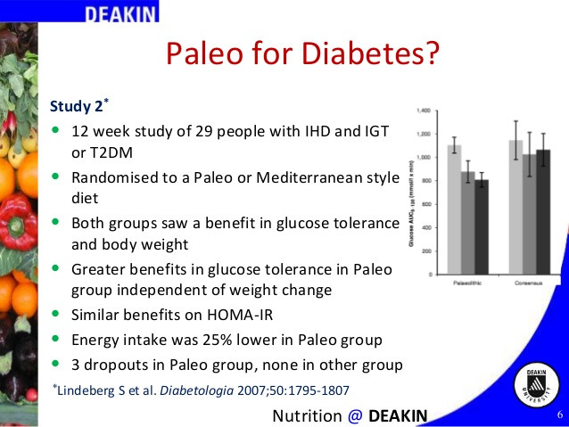 Paleo Diet For Diabetics
 Paleo and Low Carb Diets for Diabetes