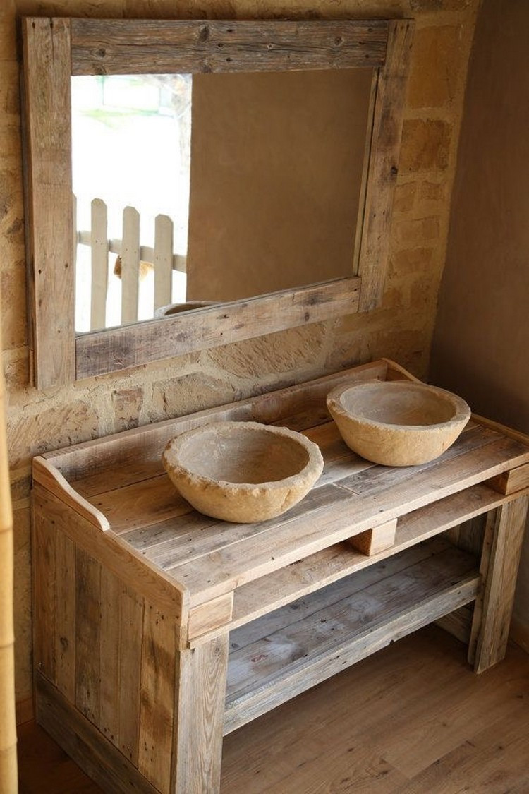 Pallet Bathroom Vanity
 Some Perfect Ideas About Reuse Wooden Pallets