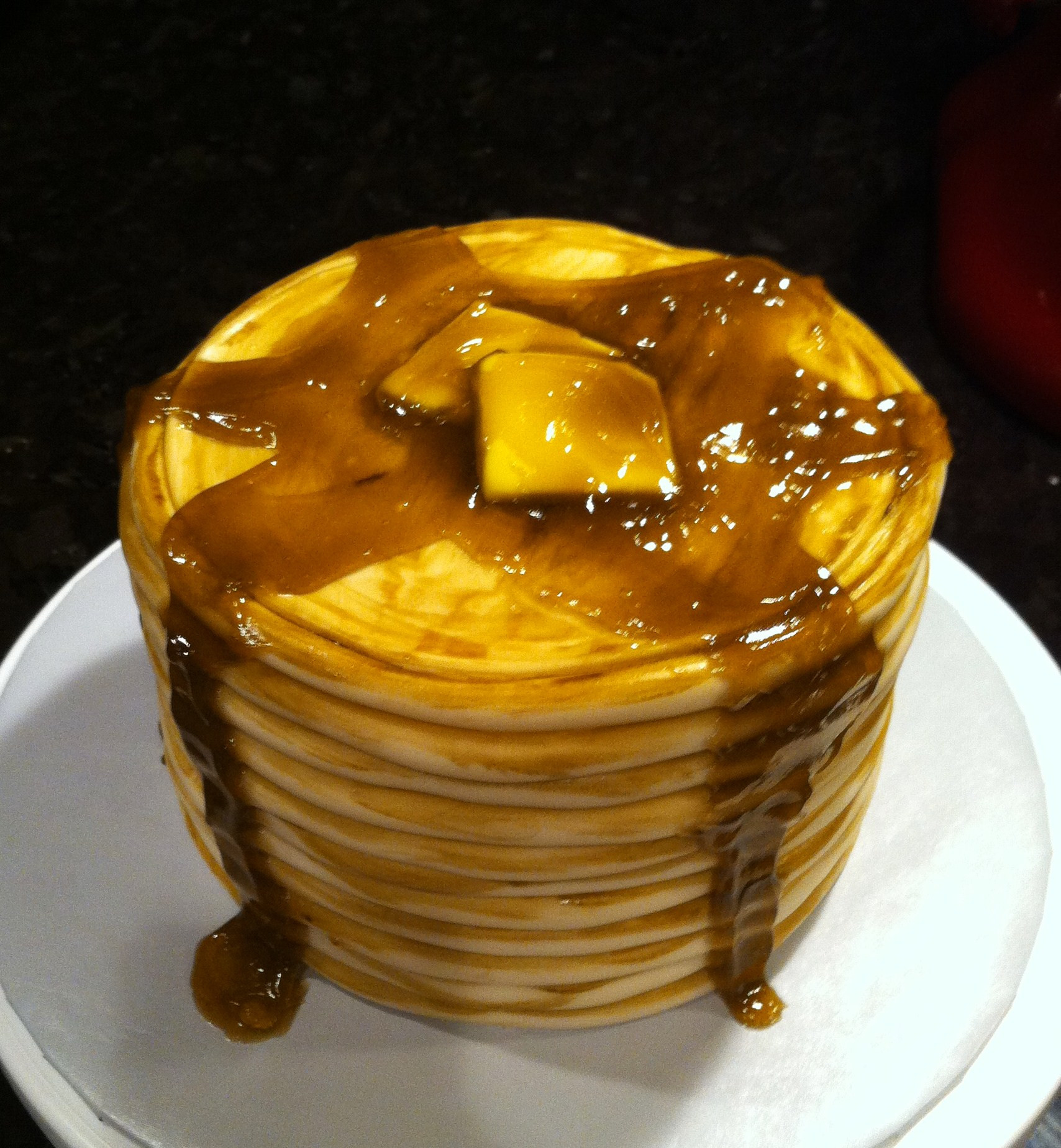 Pancake Birthday Cake
 “Pancake” Birthday Cake