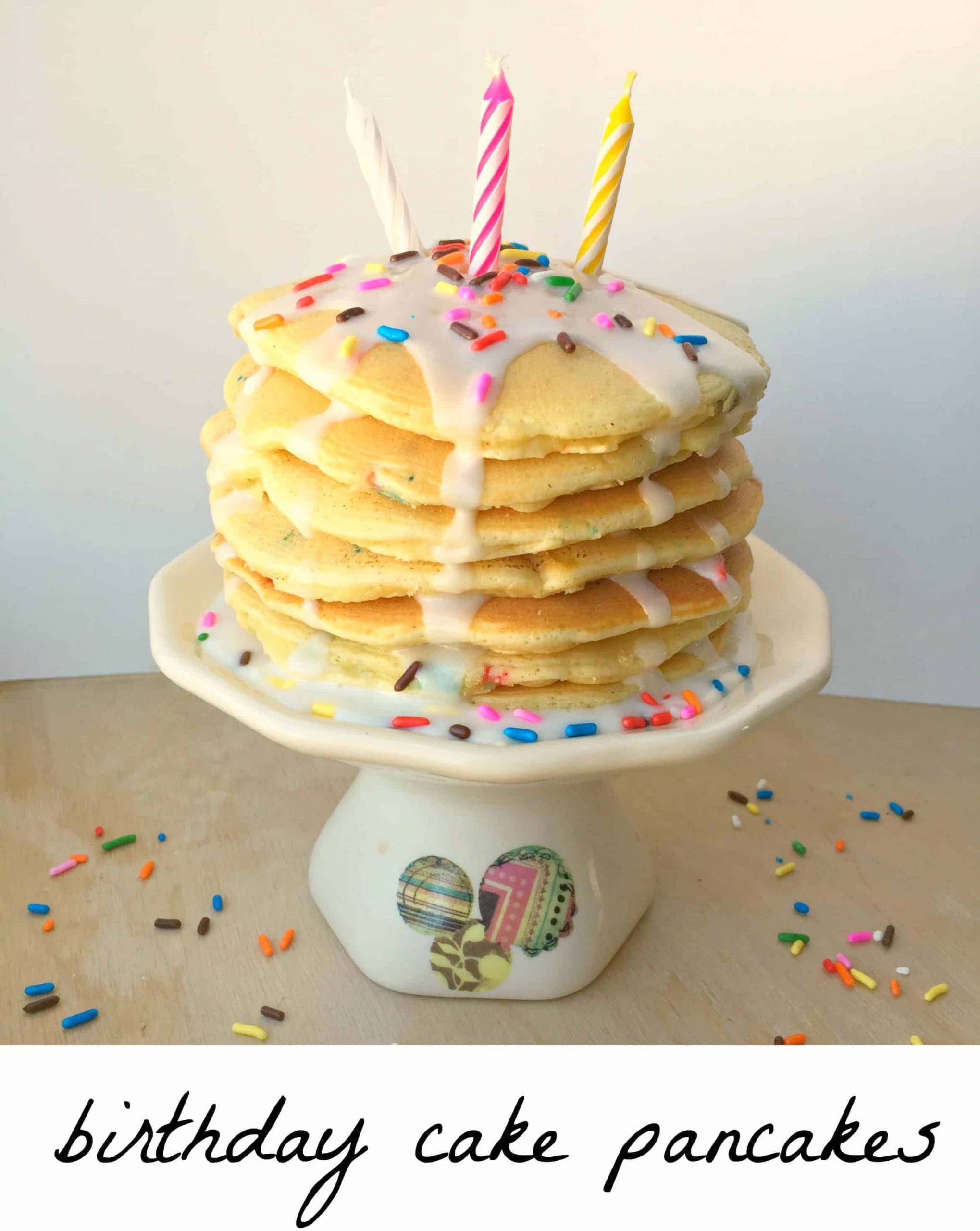 Pancake Birthday Cake
 Birthday Cake Pancakes