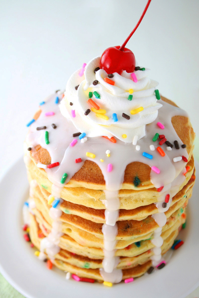 Pancake Birthday Cake
 Birthday Pancakes Mom Loves Baking