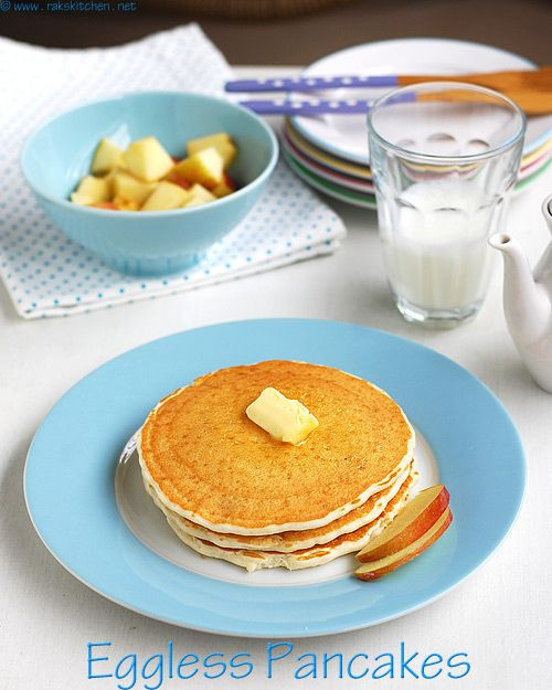 Pancakes From Scratch Without Eggs
 Eggless Pancakes Recipe