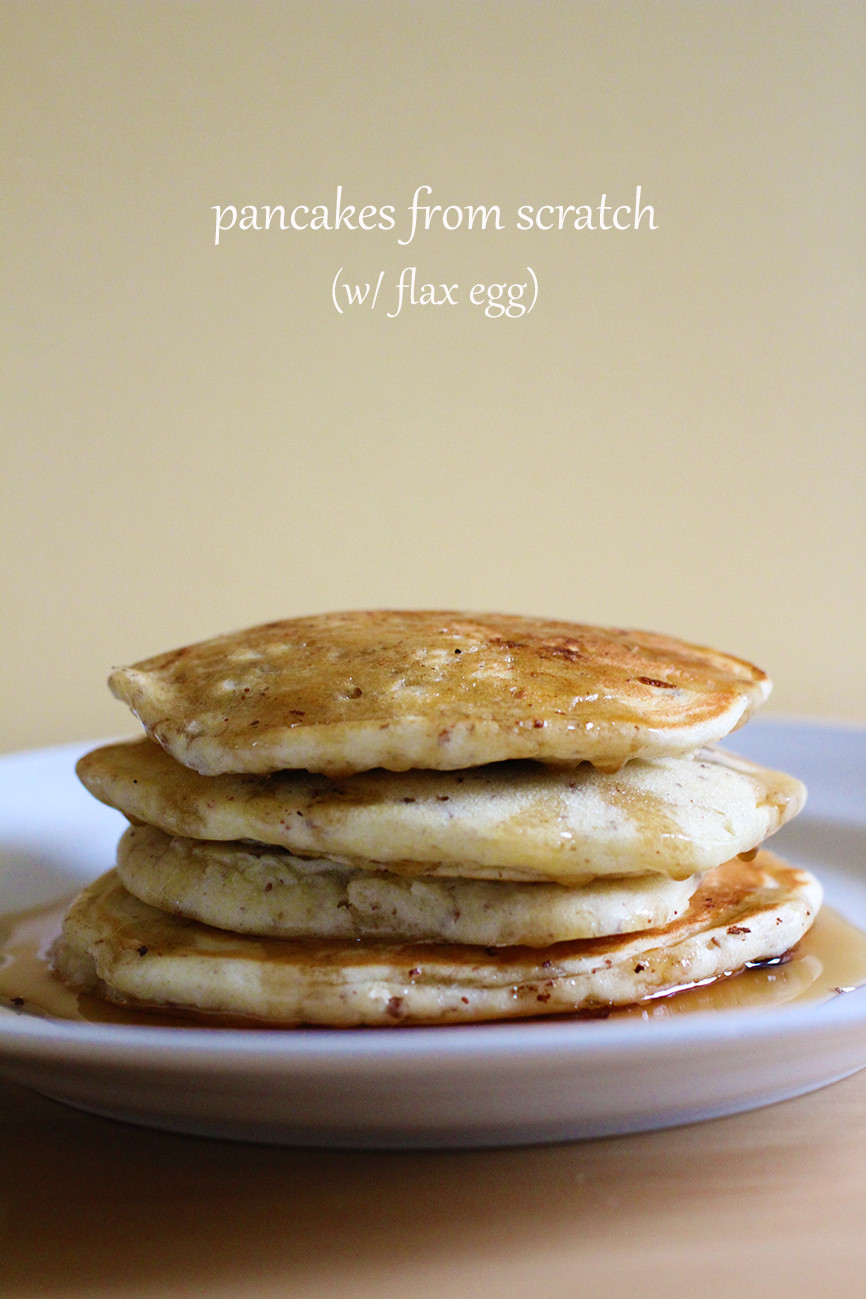 Pancakes From Scratch Without Eggs
 pancakes from scratch with flax egg – really risa