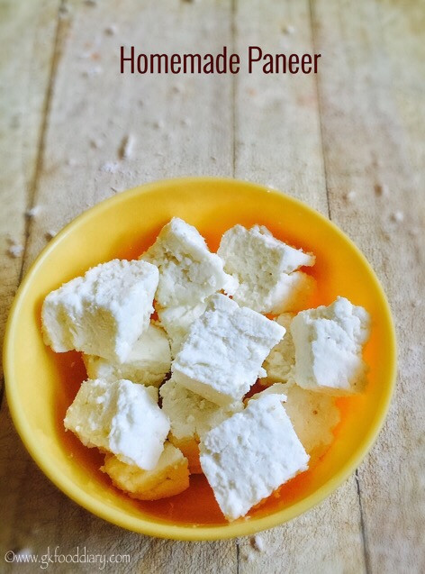 Paneer Recipes For Kids
 Homemade Paneer Recipe for Babies Toddlers and Kids