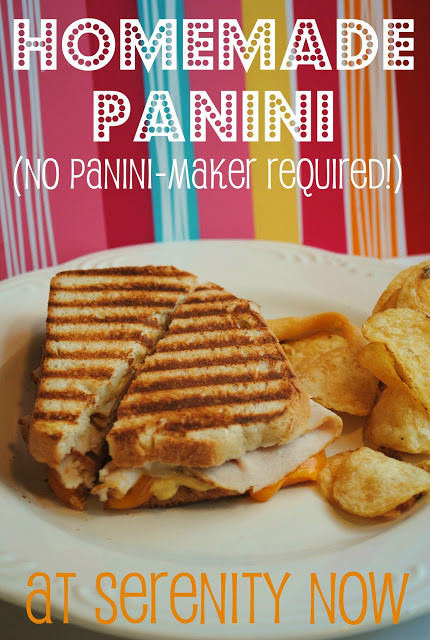 Panini Maker Recipe
 Serenity Now Homemade Panini Recipe No Panini Maker Needed