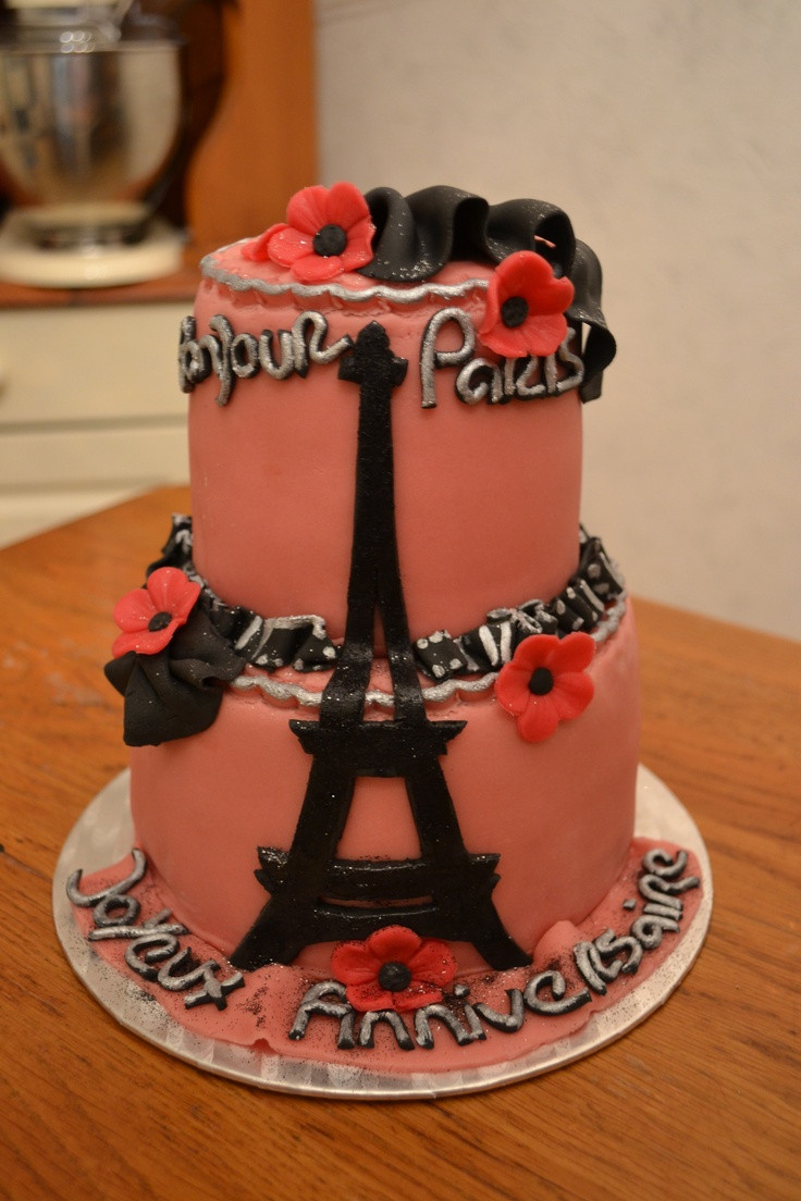 Paris Birthday Cakes
 Paris Cake Shame for the bad lighting