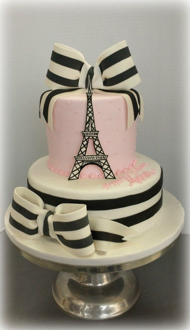 Paris Birthday Cakes
 Eiffel Tower Paris themed cake