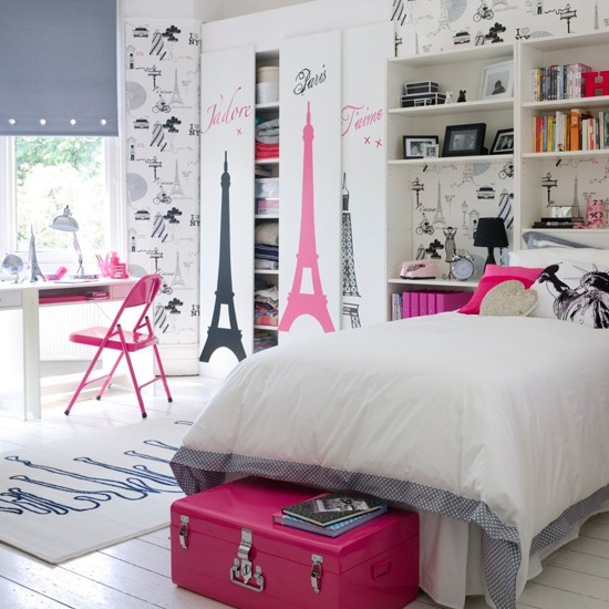 Paris Themed Girl Bedroom
 Paris theme girl s bedroom
