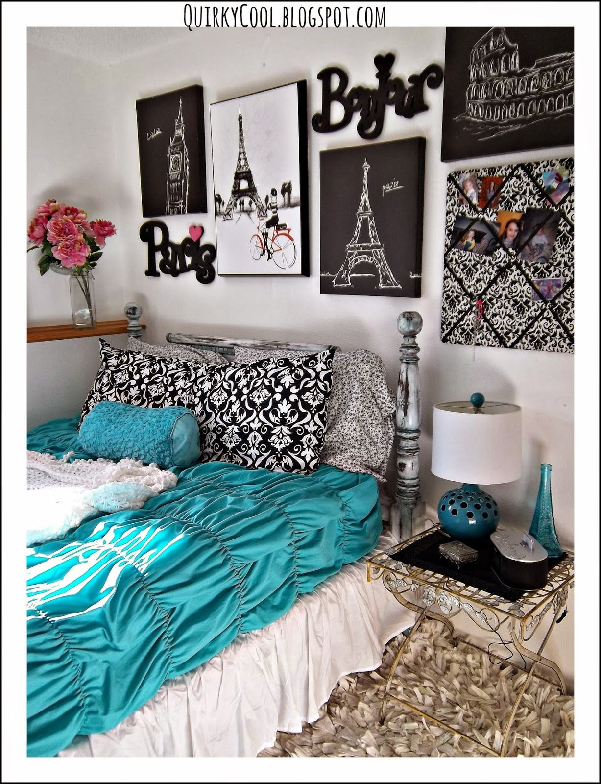 Paris Themed Girl Bedroom
 Quirky Cool A Parisian Chic Room
