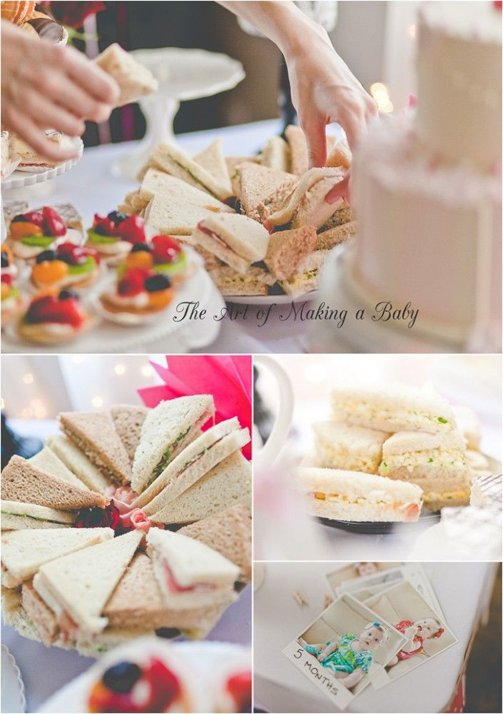 Paris Themed Party Food Ideas
 Food examples for pink vintage shabby chic Roses & Paris