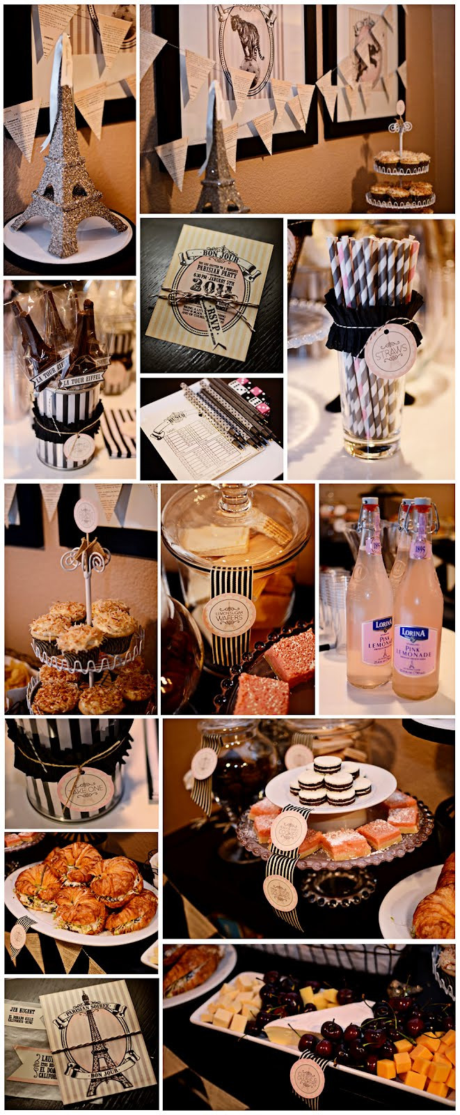 Paris Themed Party Food Ideas
 fort & field Paris themed birthday party