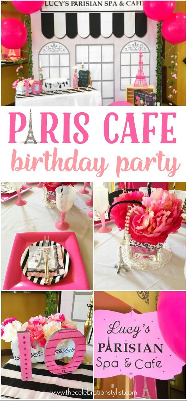 Paris Themed Party For Kids
 Parisian Cafe A Paris Birthday Party