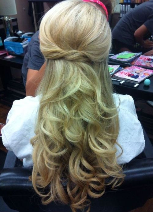 Partial Updo Hairstyles
 Some Deeply Sensuous Hairstyles For Long Thick Hair