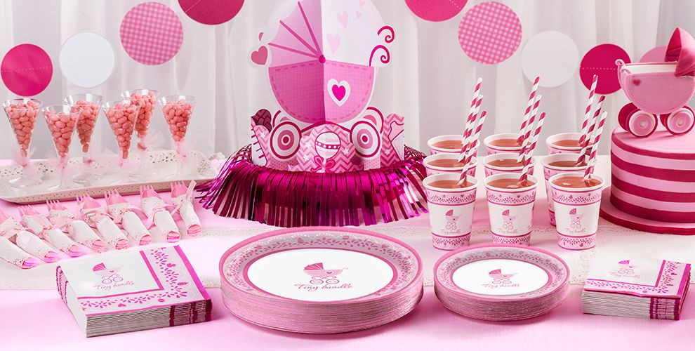 Party City Baby Shower Ideas
 Celebrate Girl Baby Shower Supplies Party City