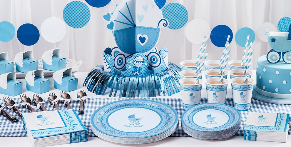 Party City Baby Shower Ideas
 Celebrate Boy Baby Shower Supplies Party City