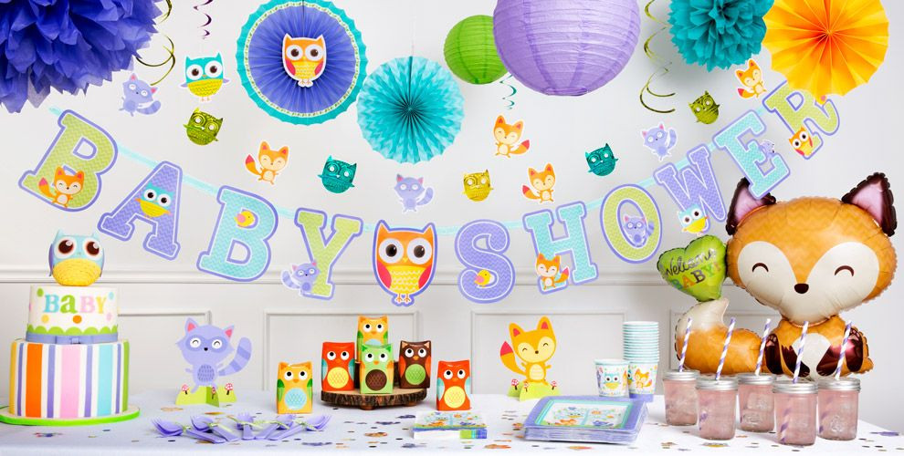 Party City Baby Shower Ideas
 Woodland Baby Shower Party Supplies
