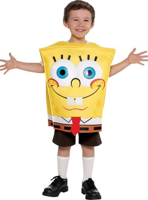 Party City Halloween Costumes For Baby Boy
 Toddler Boys SpongeBob Costume Party City