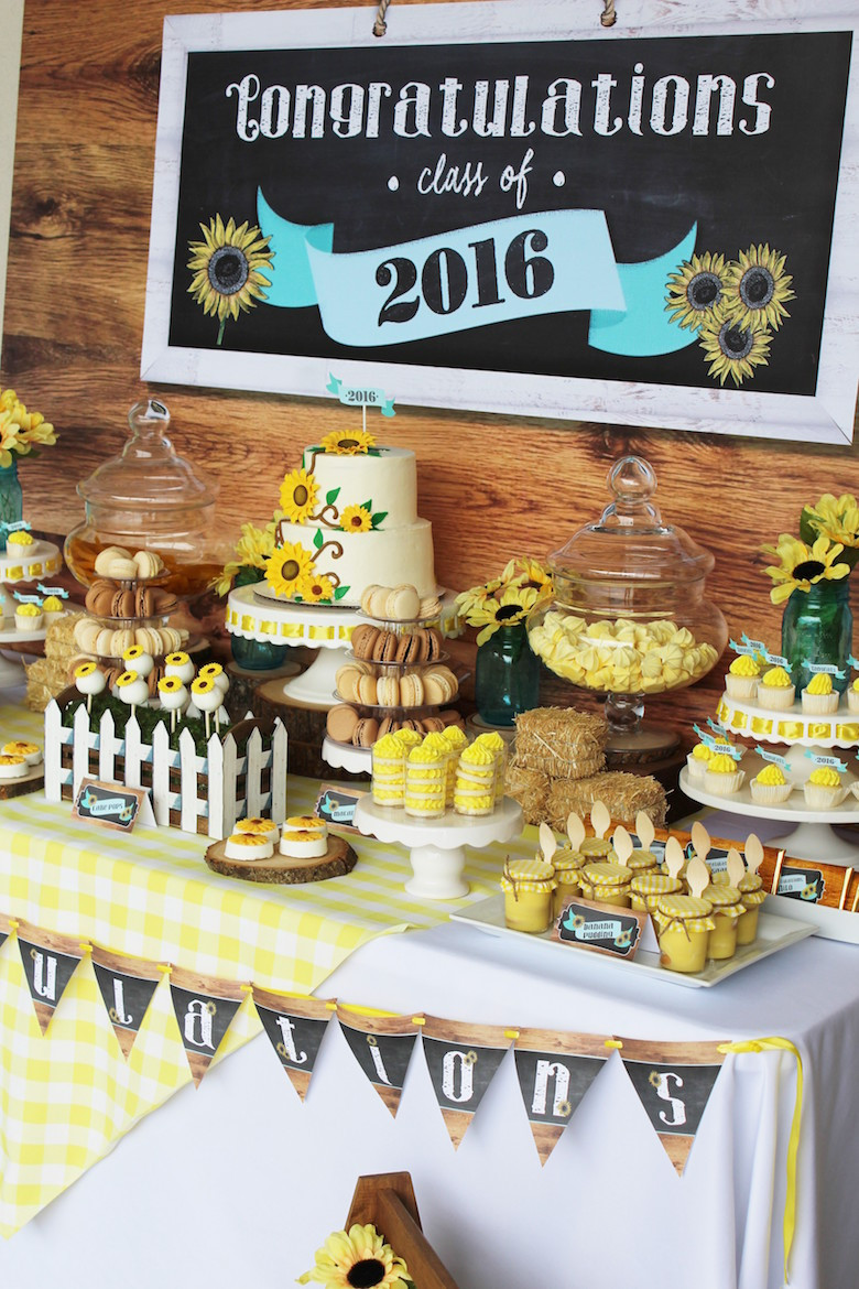 Party Decoration Ideas For College Graduation
 Fawn Over Baby Country Themed Pre K Graduation Party By
