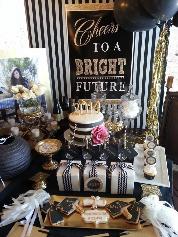 Party Decoration Ideas For College Graduation
 Graduation Party by Sincerely Style