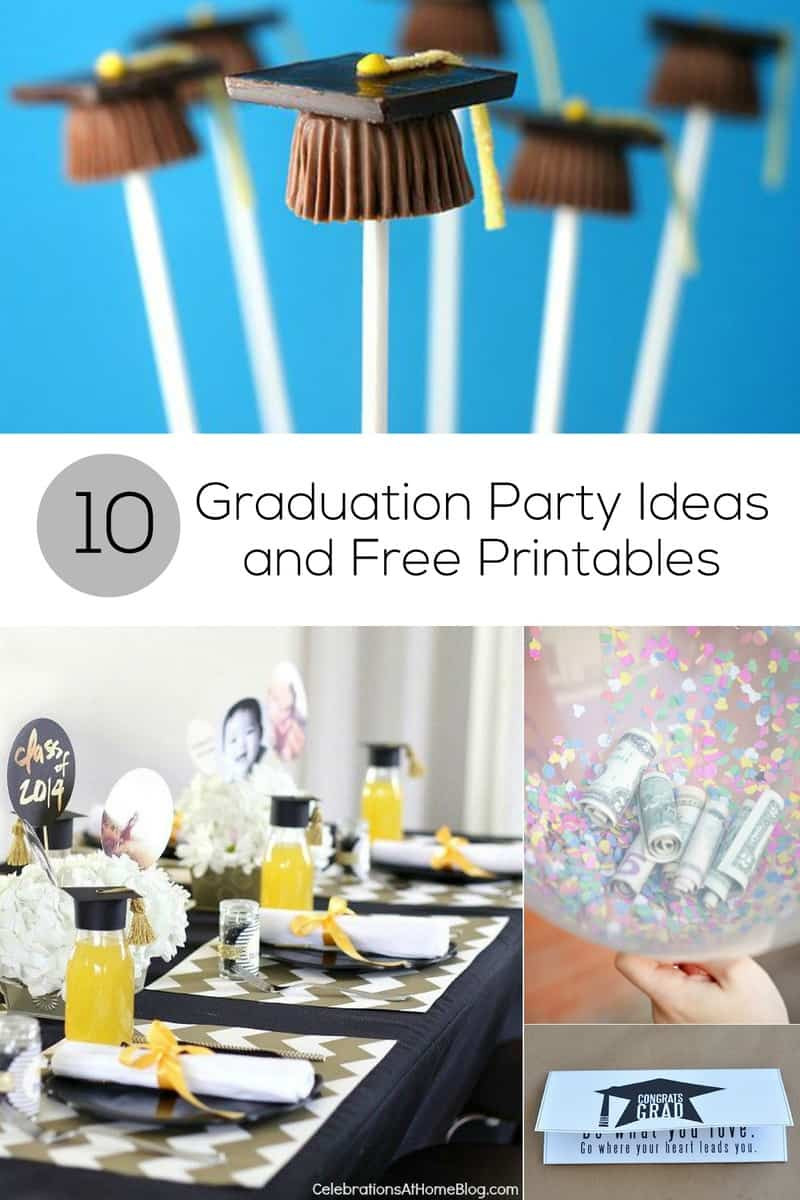Party Decoration Ideas For College Graduation
 10 Graduation Party Ideas and Free Printables for Grads