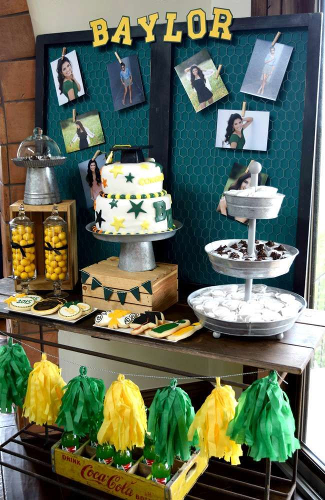 Party Decoration Ideas For College Graduation
 Cool dessert table at a graduation party See more party