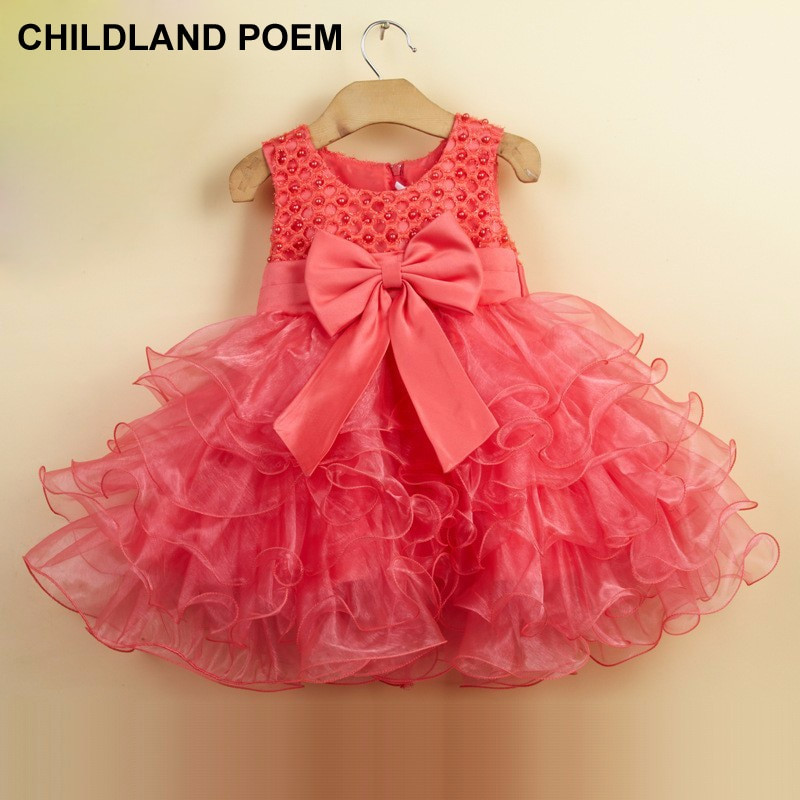 Party Dresses Baby
 Aliexpress Buy Summer baby dresses 1 year girl baby