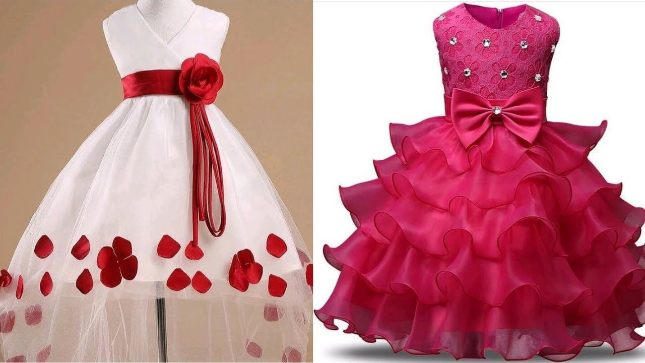 Party Dresses Baby
 Kids party wear designer gown Birthday party dresses for