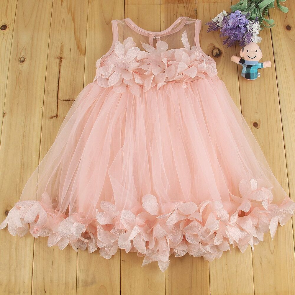 Party Dresses Baby
 Flower Girls Summer Princess Dress Kids Baby Party Wedding