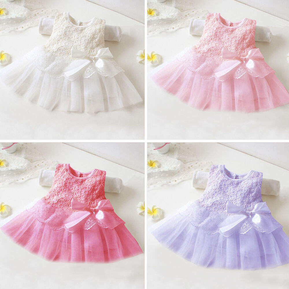 Party Dresses Baby
 Newborn Baby Girl Tutu Lace Party Dresses Infant Toddler