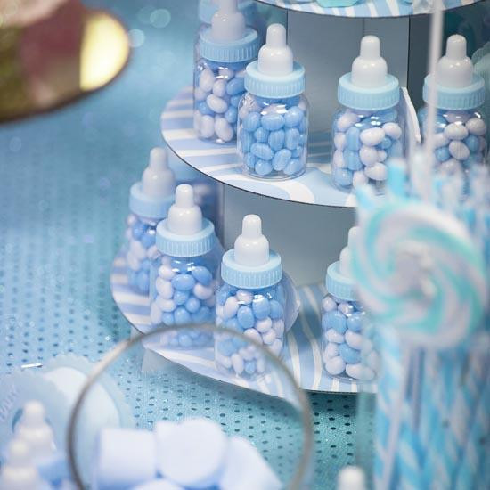 Party Favors Baby Shower Boy
 Blue Baby Bottle Shower Favors It s a Boy Theme Baby