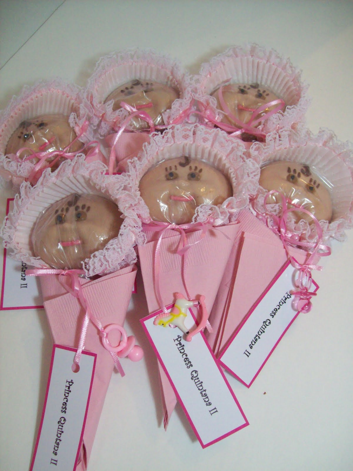 Party Favors For Baby Shower
 CedarGap Creations Cookies Chocolate Bonnet Babes Girl