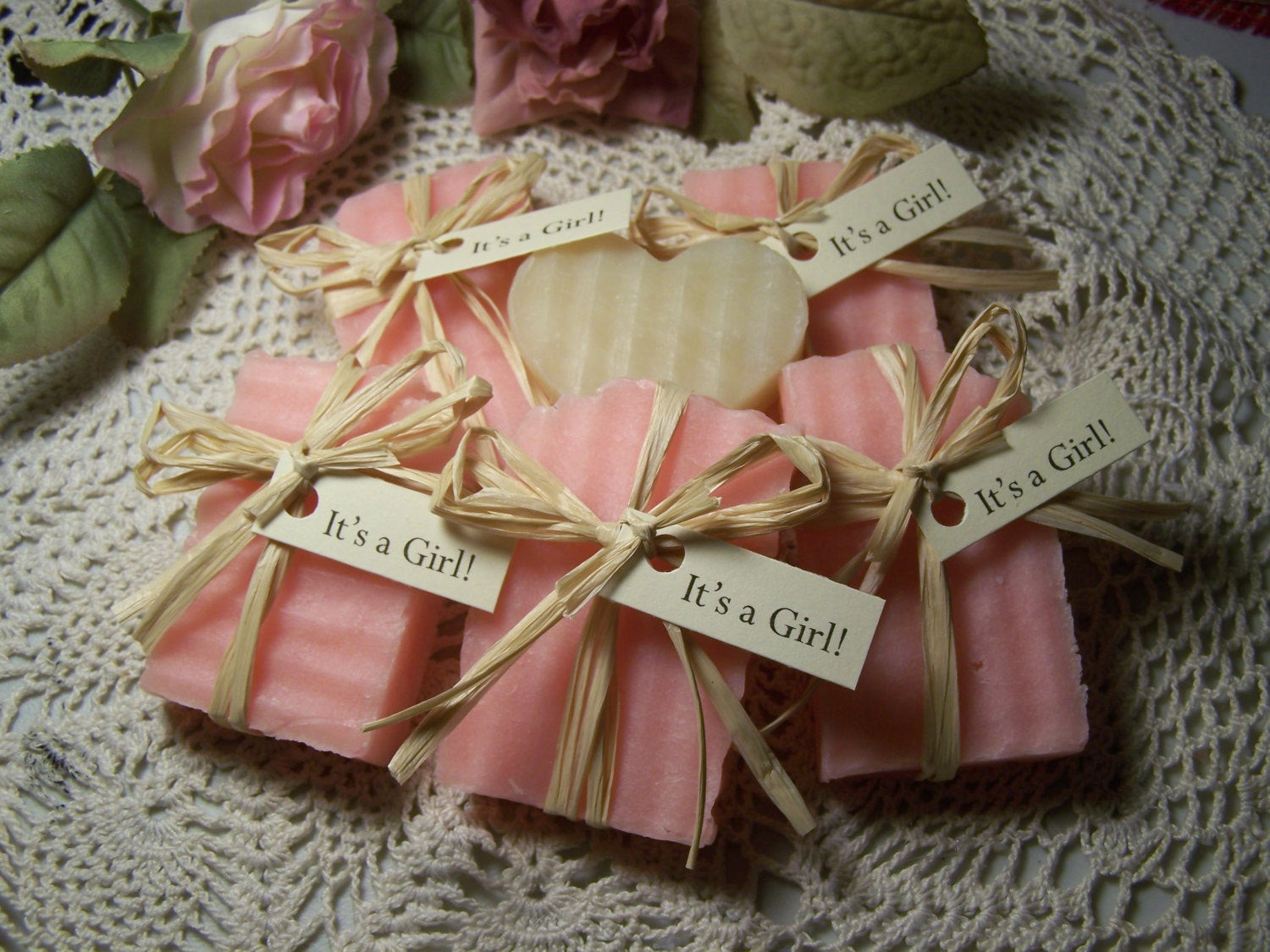 Party Favors For Baby Shower
 It s a Girl Baby shower favors mini soaps 30 soaps