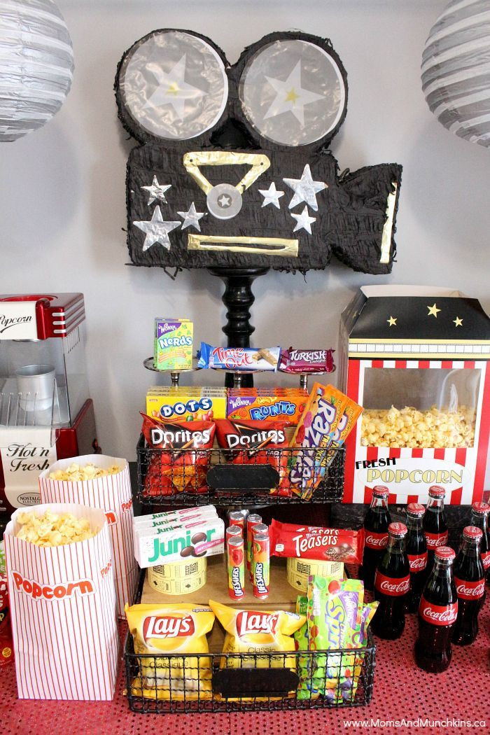 Party Favors Ideas For Kids
 Movie Night Party Ideas