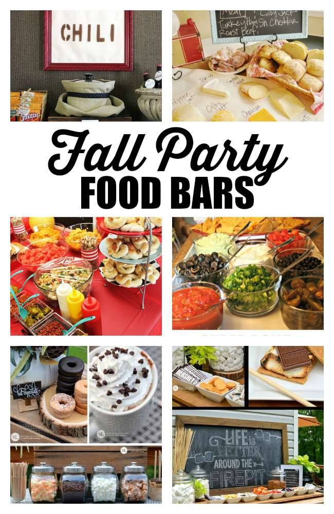 Party Food Bar Ideas
 Fall Dinner Party Ideas My Life and Kids