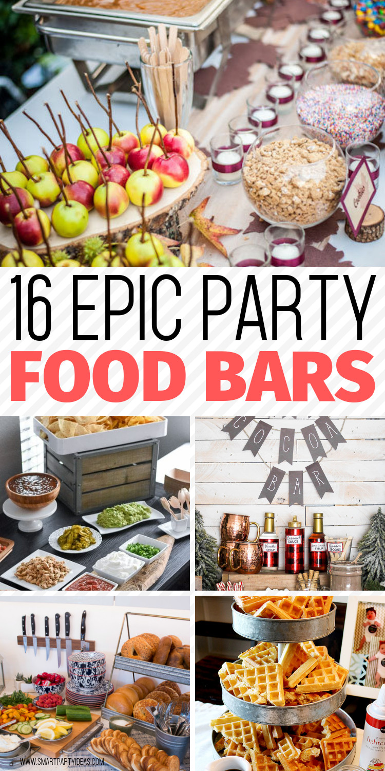 Party Food Bar Ideas
 15 Fabulous Food Bar Ideas For Any Event Smart Party Ideas