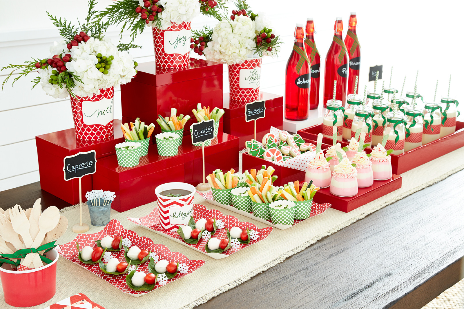 Party Food Table Ideas
 A Very Merry Table of Treats