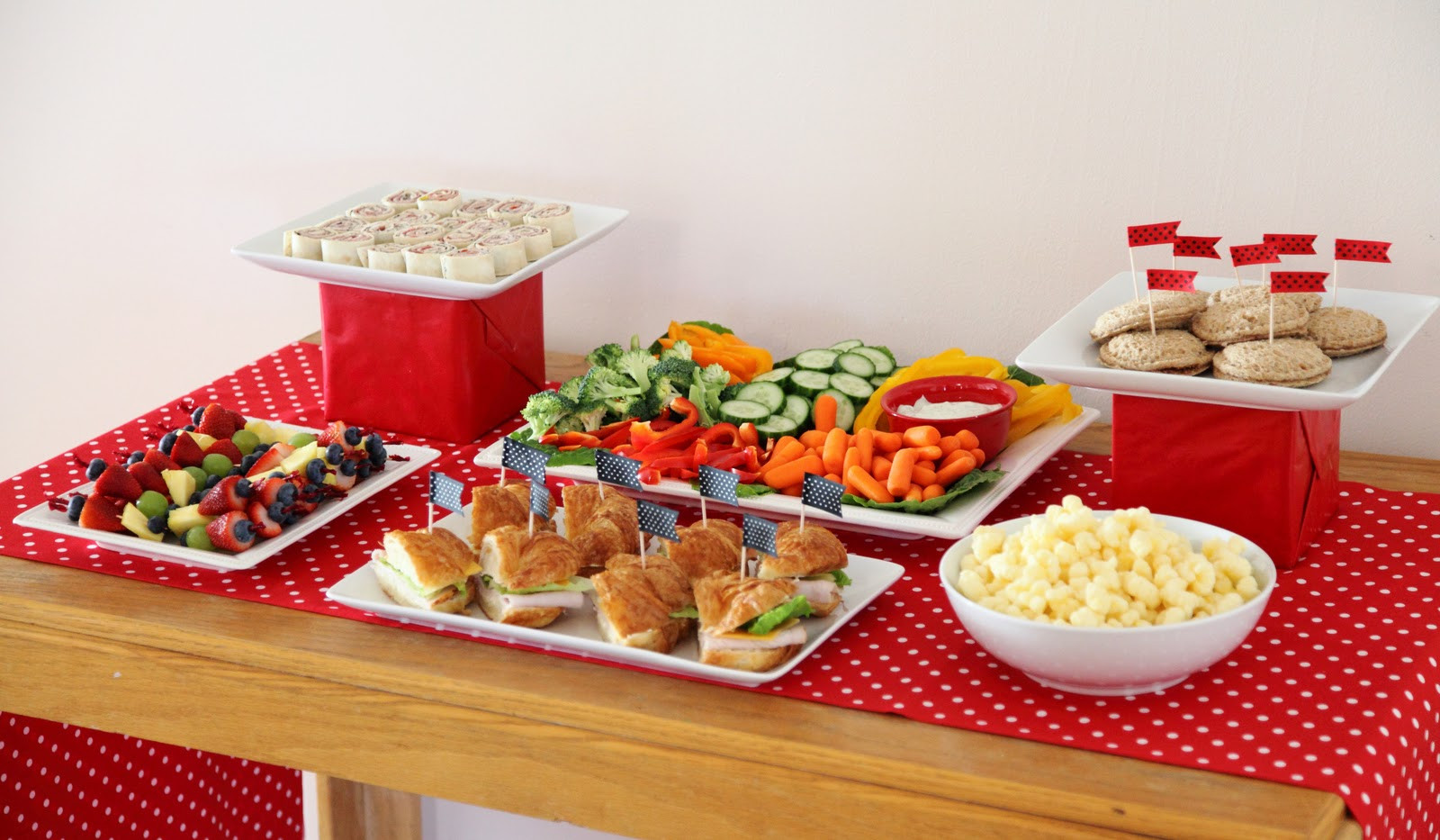 Party Food Table Ideas
 Joy’s Ladybug Birthday – Glorious Treats