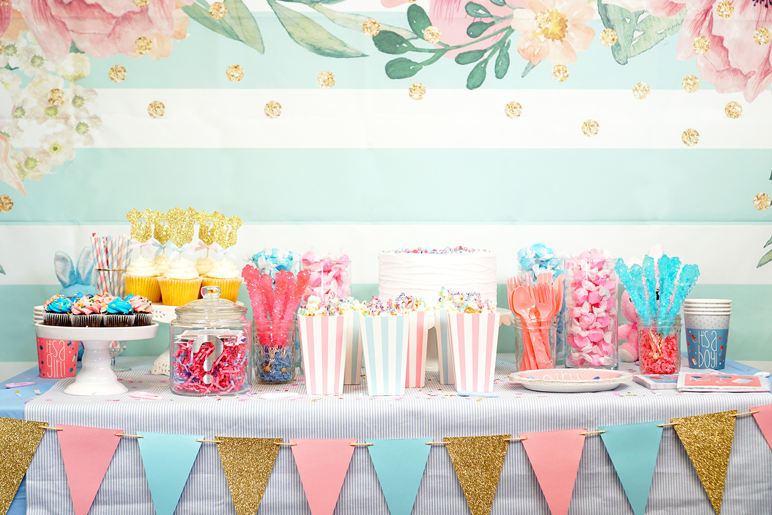Party Gender Reveal Ideas
 Gender Reveal Party Ideas Happiness is Homemade