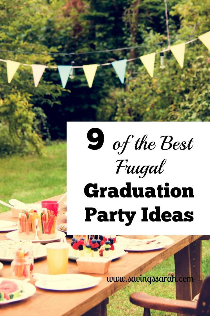 Party Ideas For College Graduation
 9 the Best Frugal Graduation Party Ideas