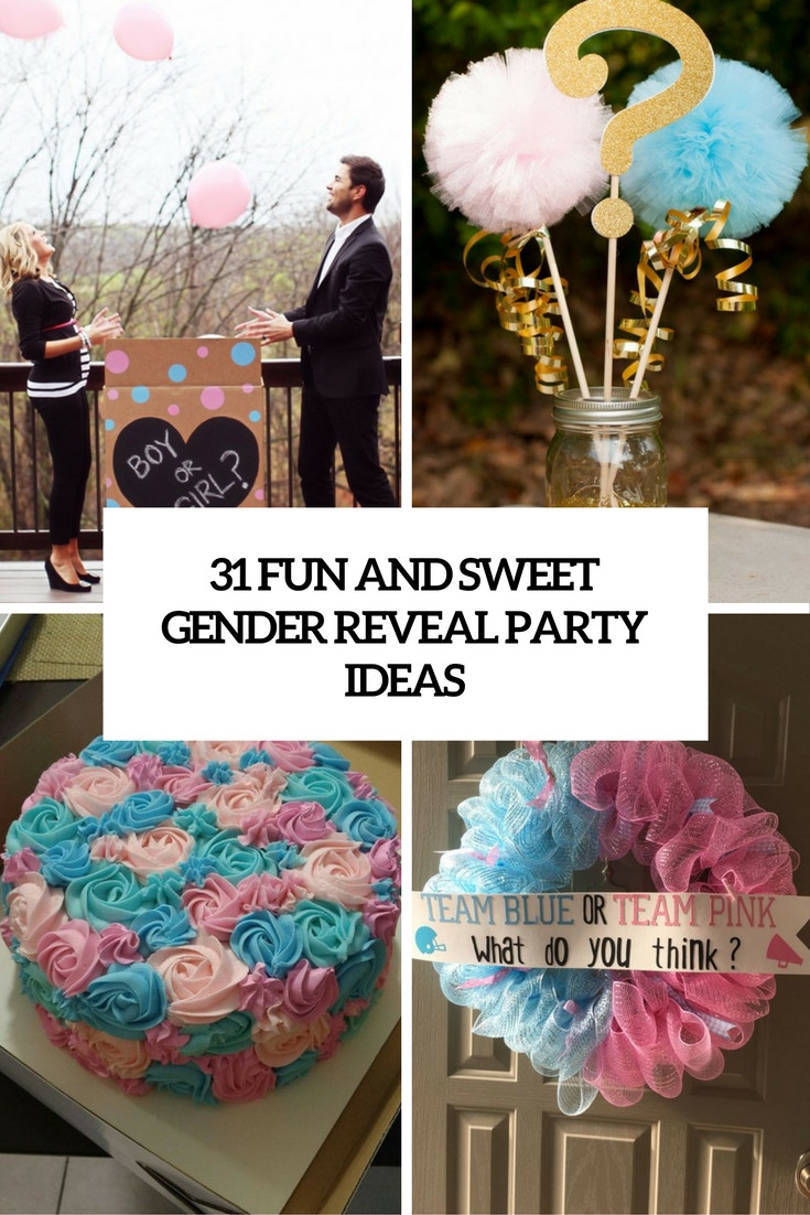 Party Ideas For Gender Reveal Party
 31 Fun And Sweet Gender Reveal Party Ideas Shelterness