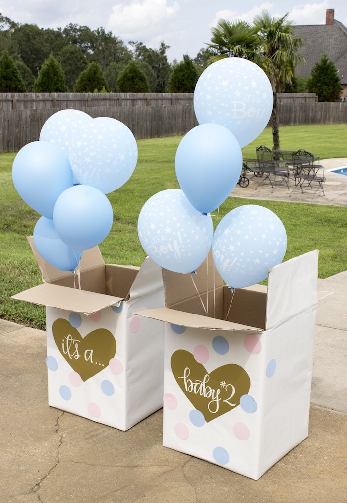 Party Ideas For Gender Reveal Party
 Kara s Party Ideas Ice Cream Social Gender Reveal Party